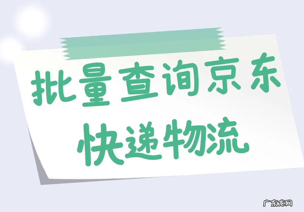 京东订单查询快递单号 京东查快递单号查