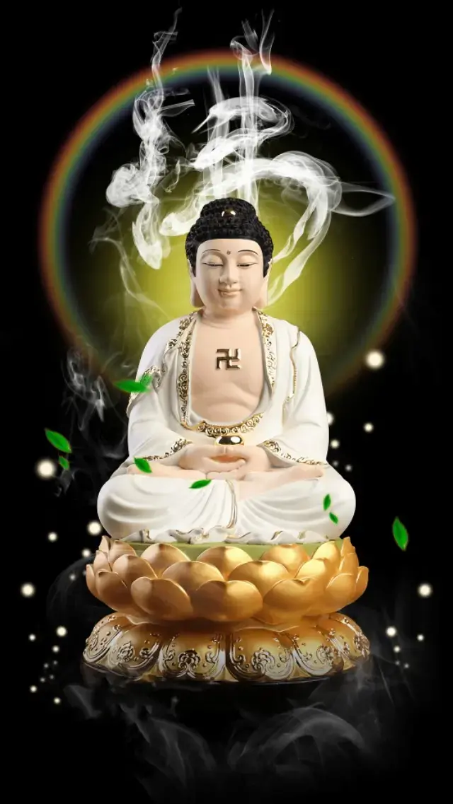 佛招财风水高清竖屏壁纸