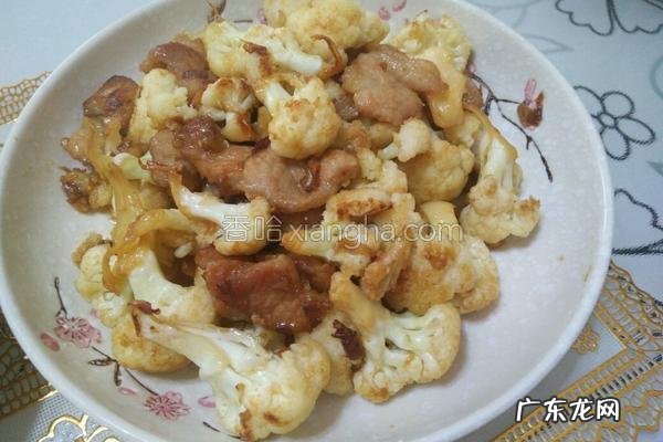 菜花炒肉怎样做