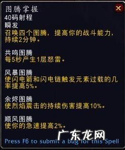 元素萨满图腾选择 wow元素萨满属性
