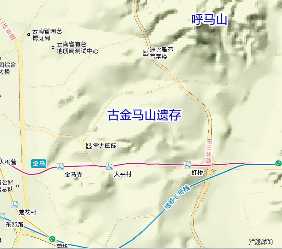 马形山风水形图 呼马山风水