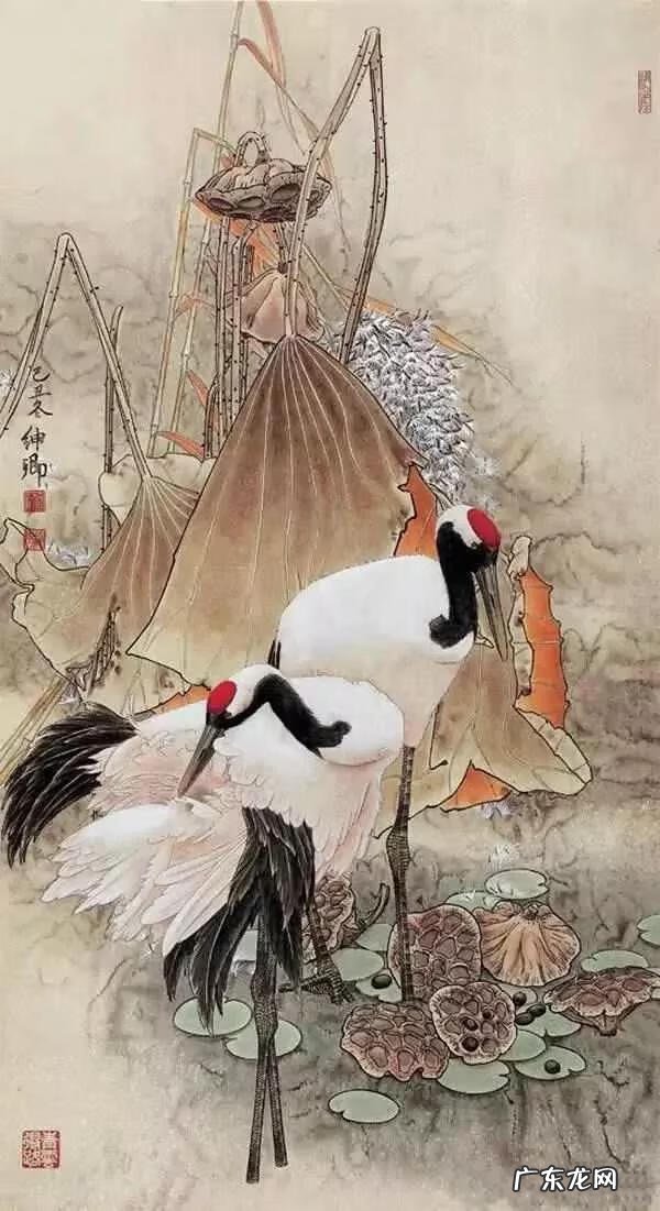 有山有鹤的风水画像