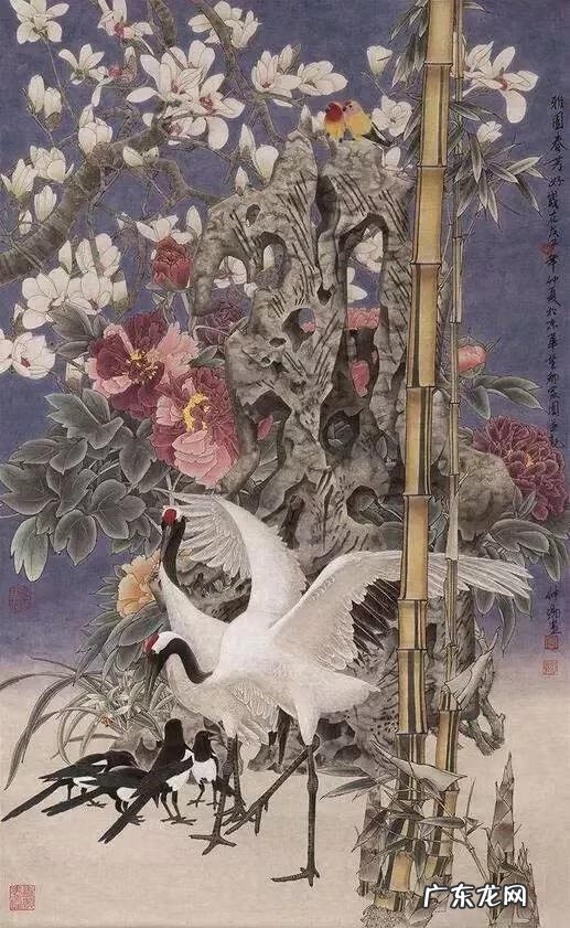 有山有鹤的风水画像