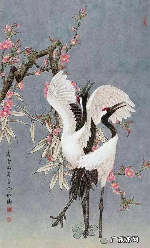 有山有鹤的风水画像