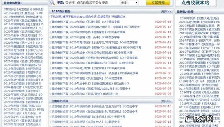 网上下电影的网站