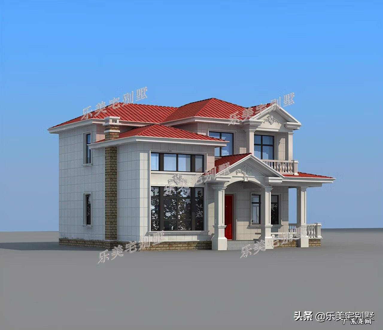 洋房结构图 小洋房风格效果图