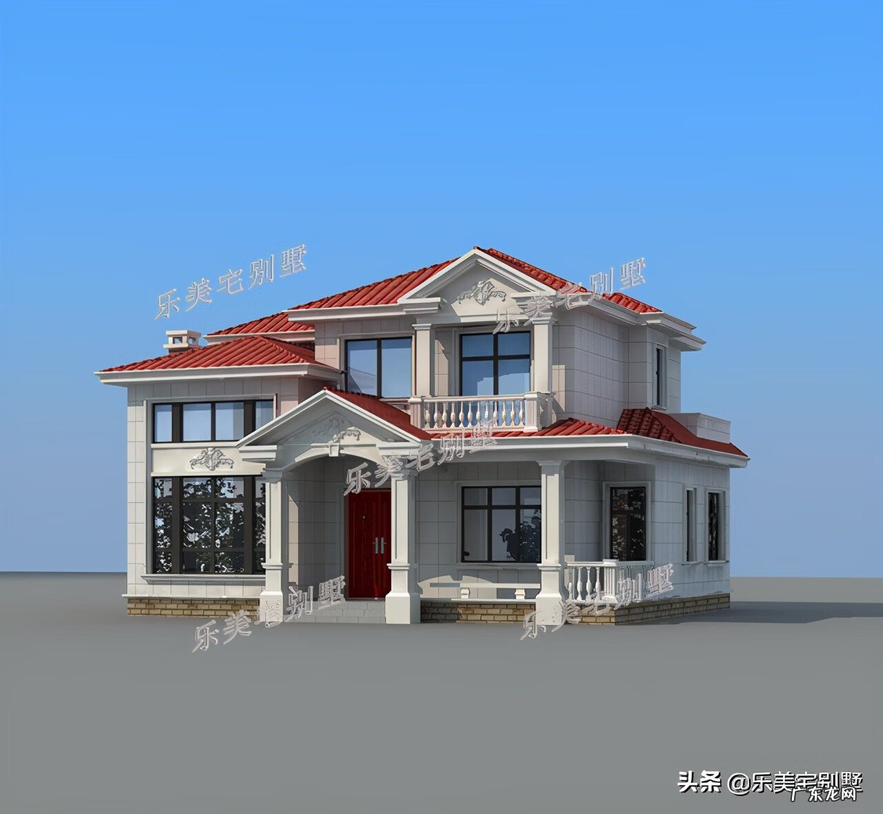 洋房结构图 小洋房风格效果图