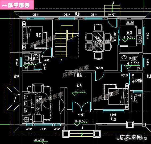 洋房结构图 小洋房风格效果图