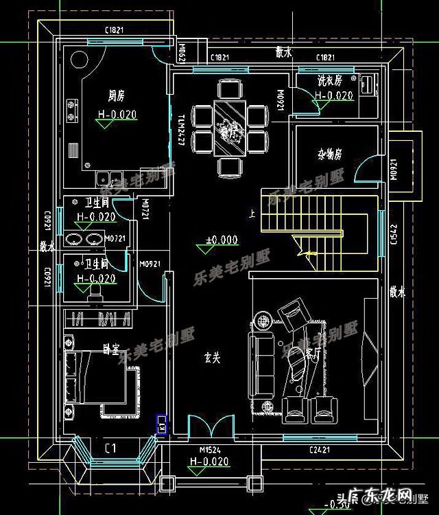 洋房结构图 小洋房风格效果图