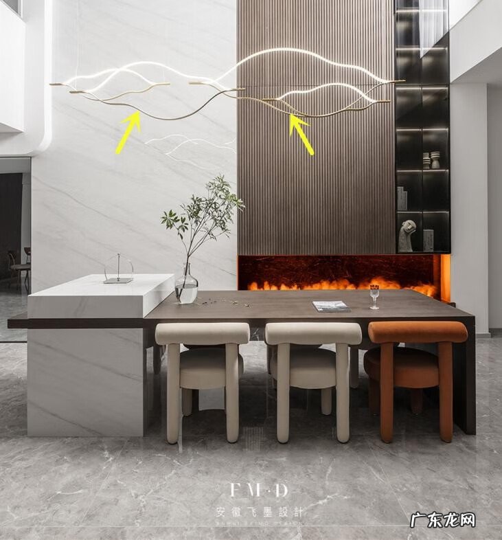 纹身波浪图案 有横梁波浪形吊顶