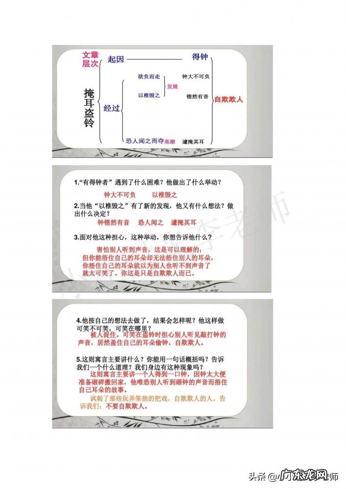 寓言故事掩耳盗铃的道理 掩耳盗铃的道理10字左右