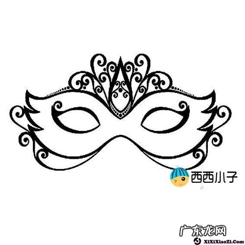 面具怎么画 狐妖嘴巴 面具怎么画简单而好看图片