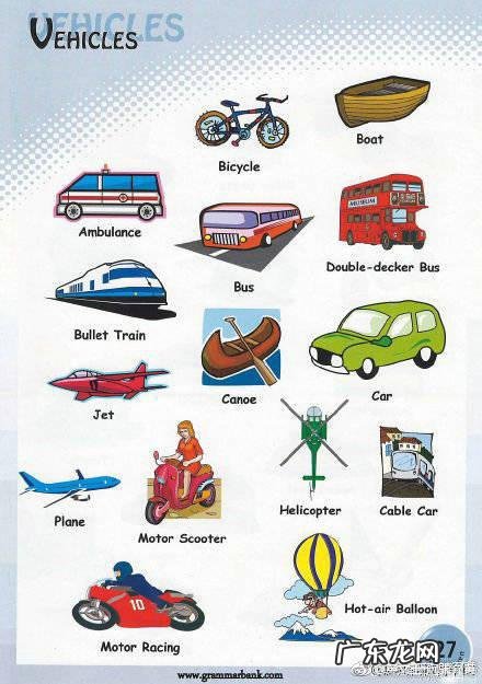 交通工具英语单词大全 交通工具的英语单词有哪些