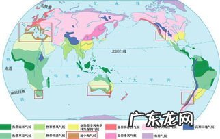 气候类型和自然带分布简图 气候分布图简图记忆手绘