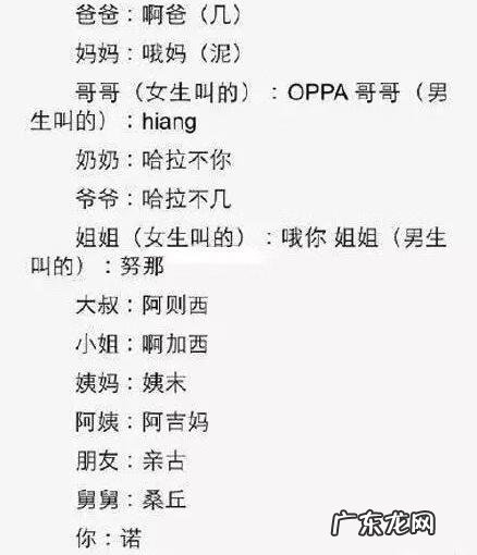 韩语最常见口语 韩语口语翻译