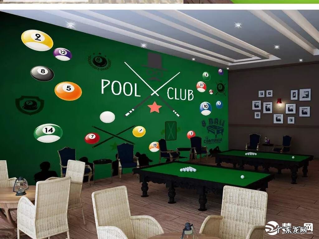 台球厅装修 台球室的装修风格