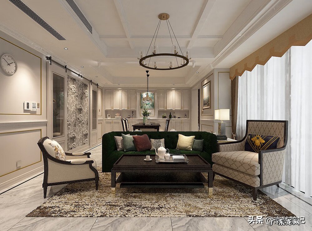 壁炉式电视背景墙效果图 电视背景墙壁炉好不好