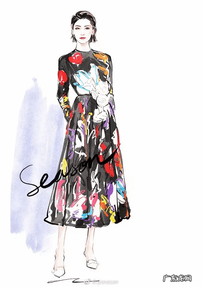 水墨旗袍 水墨山水旗袍