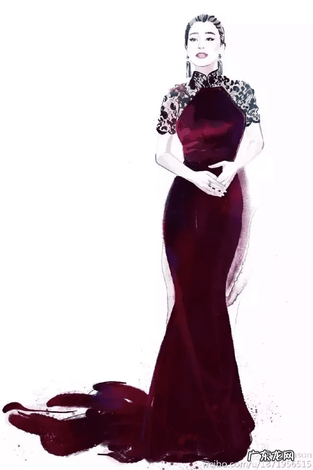 水墨旗袍 水墨山水旗袍