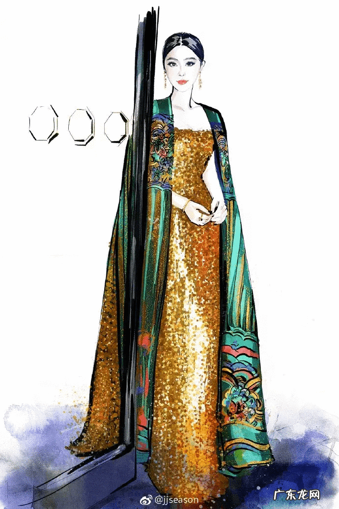 水墨旗袍 水墨山水旗袍