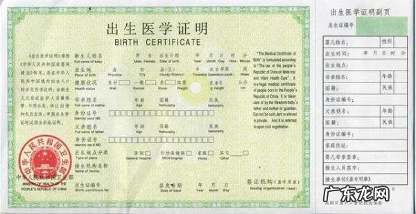 出生指的是什么 出生证明