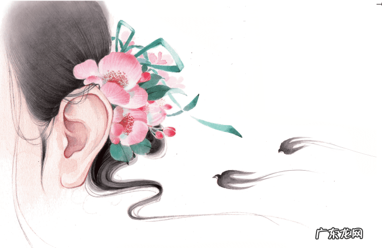 少儿彩铅画 少儿古风水彩画