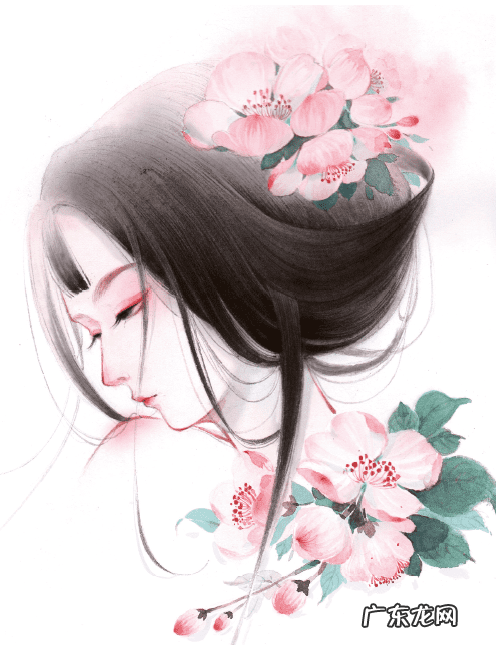 少儿彩铅画 少儿古风水彩画