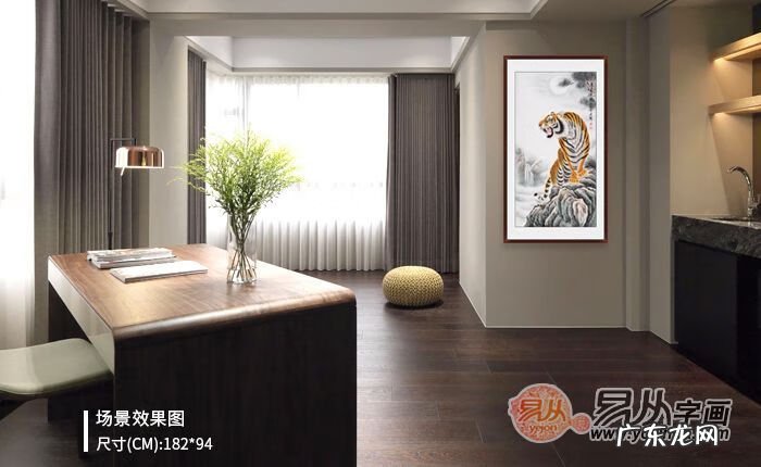 中国古风水墨图片 老虎画 风水