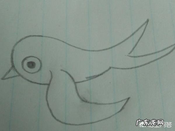 怎么画小燕子的简笔画?