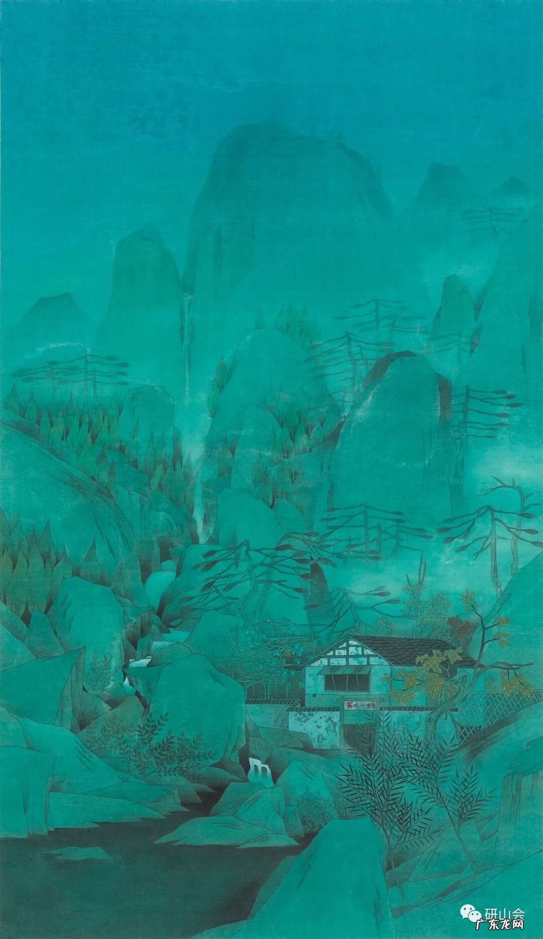 青绿山水画名画 青绿山水绘画