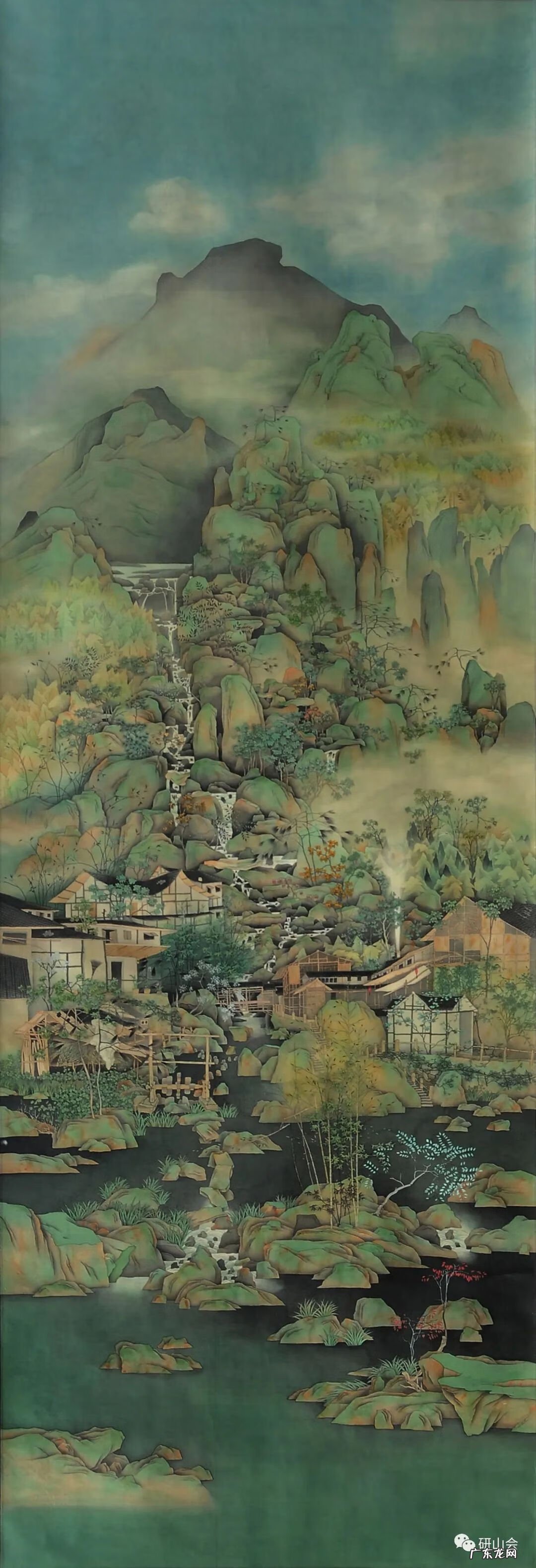 青绿山水画名画 青绿山水绘画