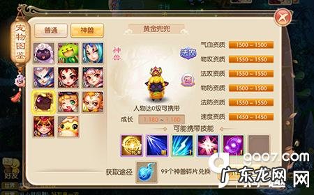 梦幻诛仙技能书 梦幻诛仙宠物技能书大全