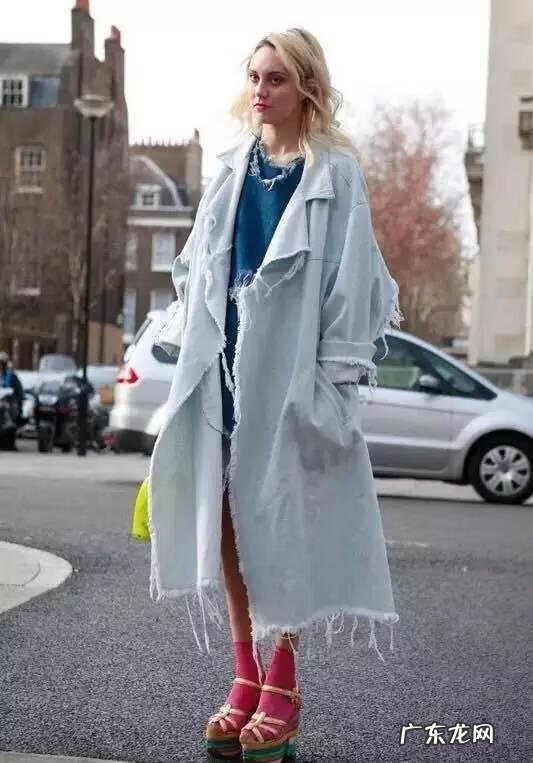 长大衣 牛仔长外套