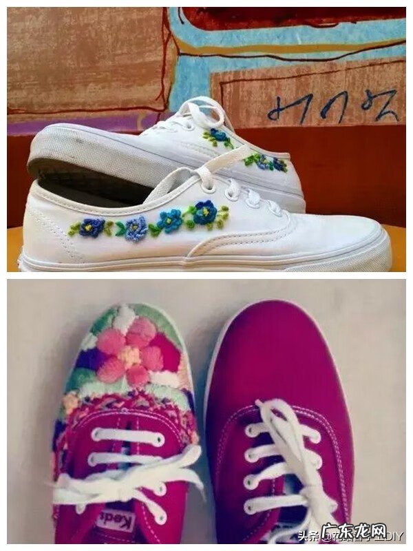 绣花针 绣鞋花样的针法步骤