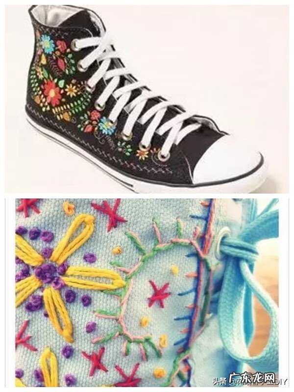 绣花针 绣鞋花样的针法步骤