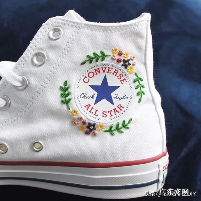 绣花针 绣鞋花样的针法步骤