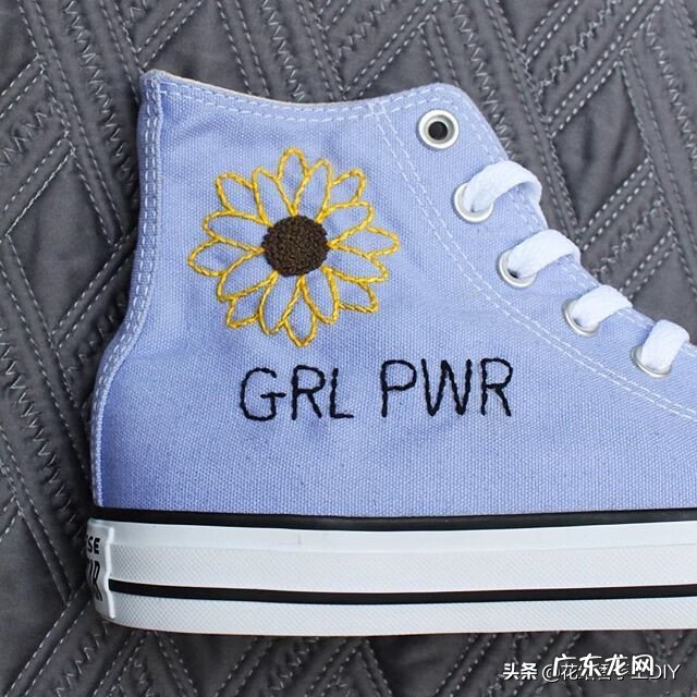 绣花针 绣鞋花样的针法步骤