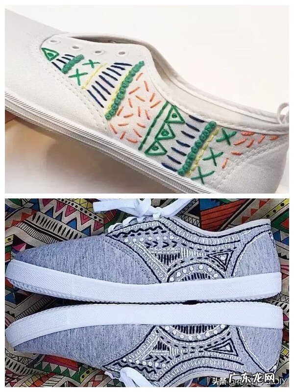 绣花针 绣鞋花样的针法步骤