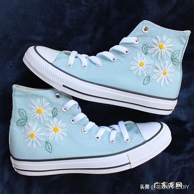 绣花针 绣鞋花样的针法步骤