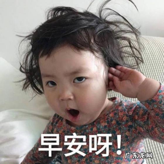 起床图片搞笑早安动态 刚起床头发乱的表情包搞笑