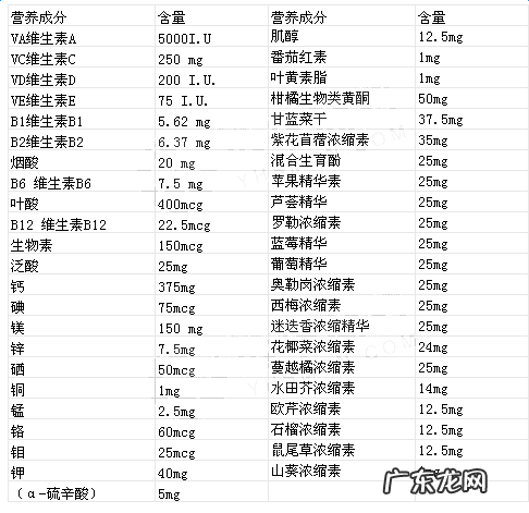 善存多维元素片说明书 善存多维元素片多少钱一瓶