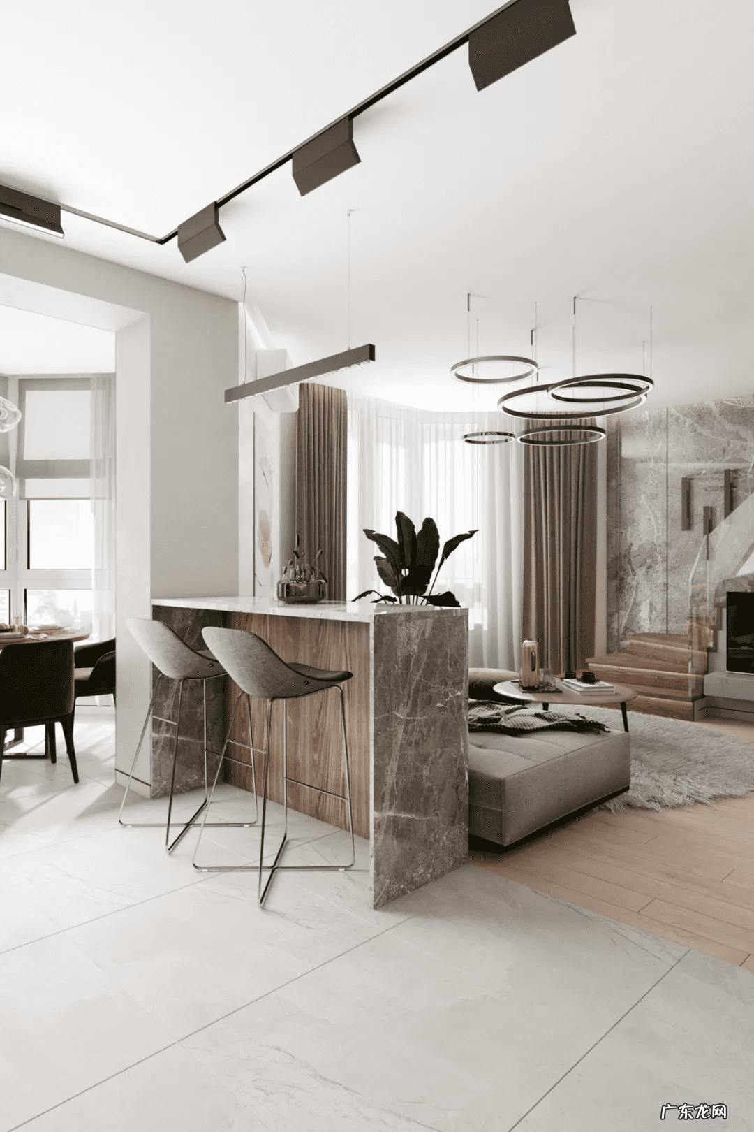 两居室户型平面图 两居室格局图