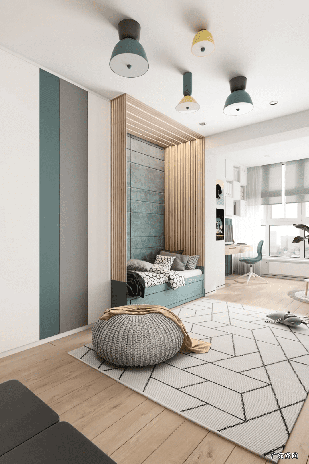 两居室户型平面图 两居室格局图