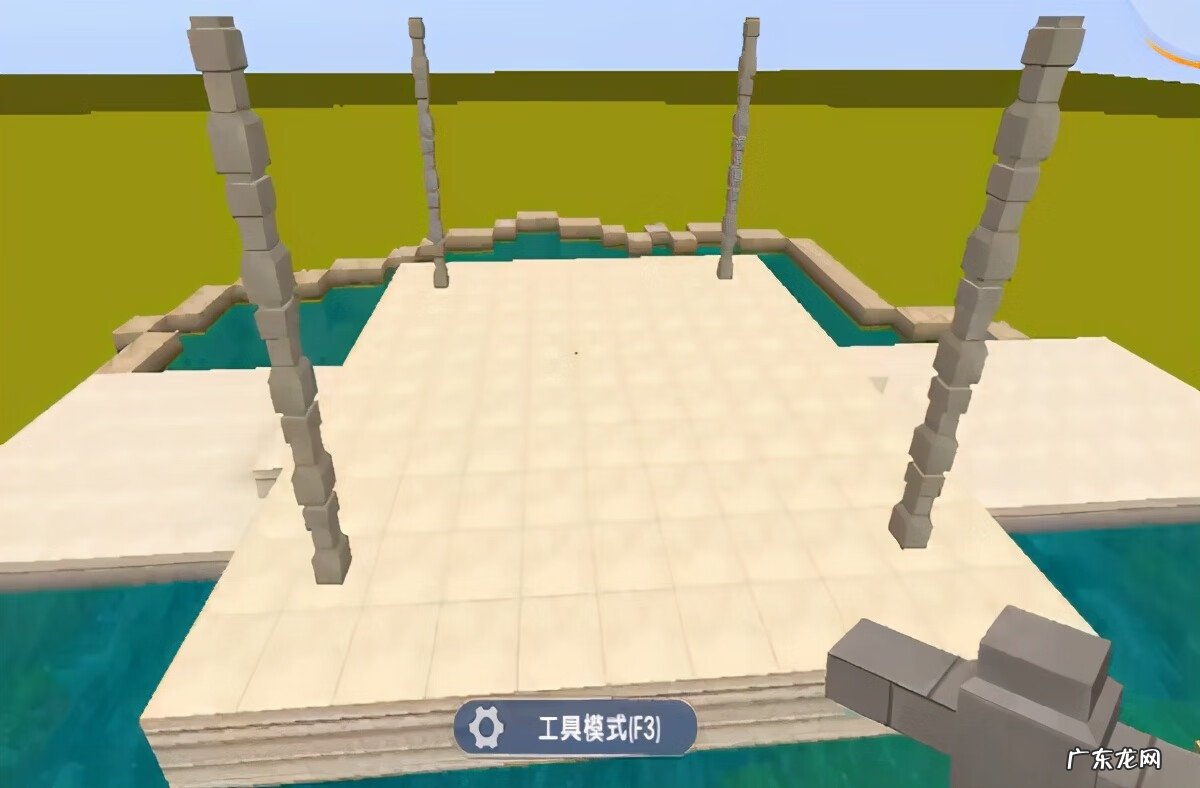 迷你世界简单古风凉亭教程