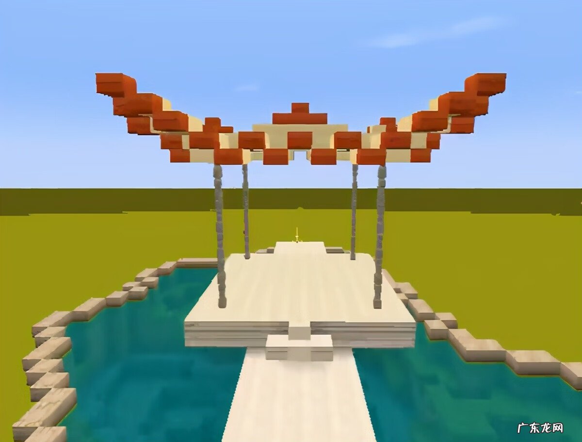 迷你世界简单古风凉亭教程