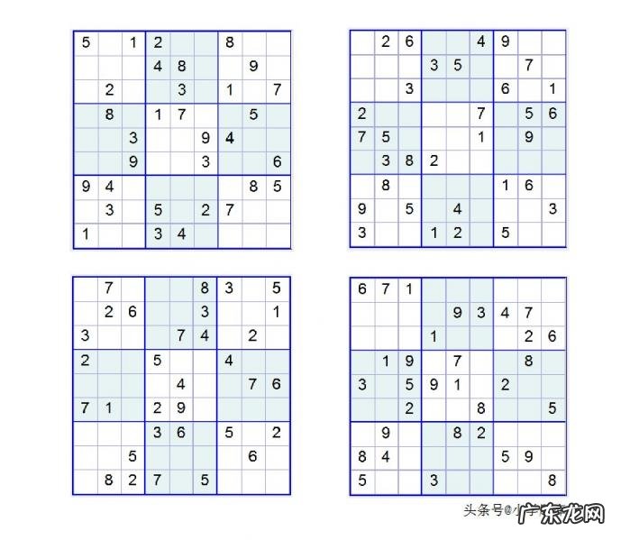 附九宫数独入门100题初级 九宫数独的方法
