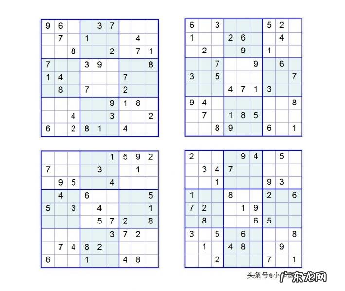 附九宫数独入门100题初级 九宫数独的方法