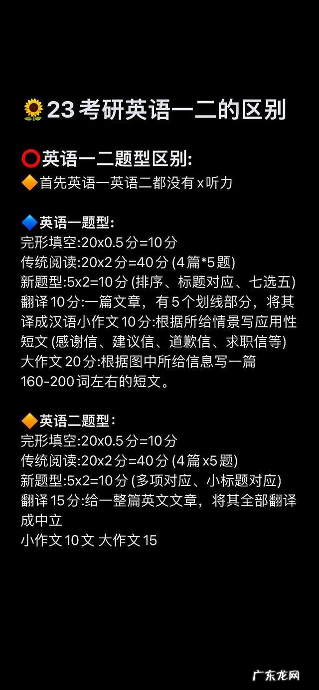 英语一和英语二考研难度差别大吗 英语一和英语二考研有什么区别呢