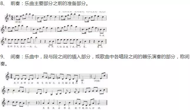 钢琴五线谱各种特殊符号大全图解 钢琴谱上的特殊符号及示范图