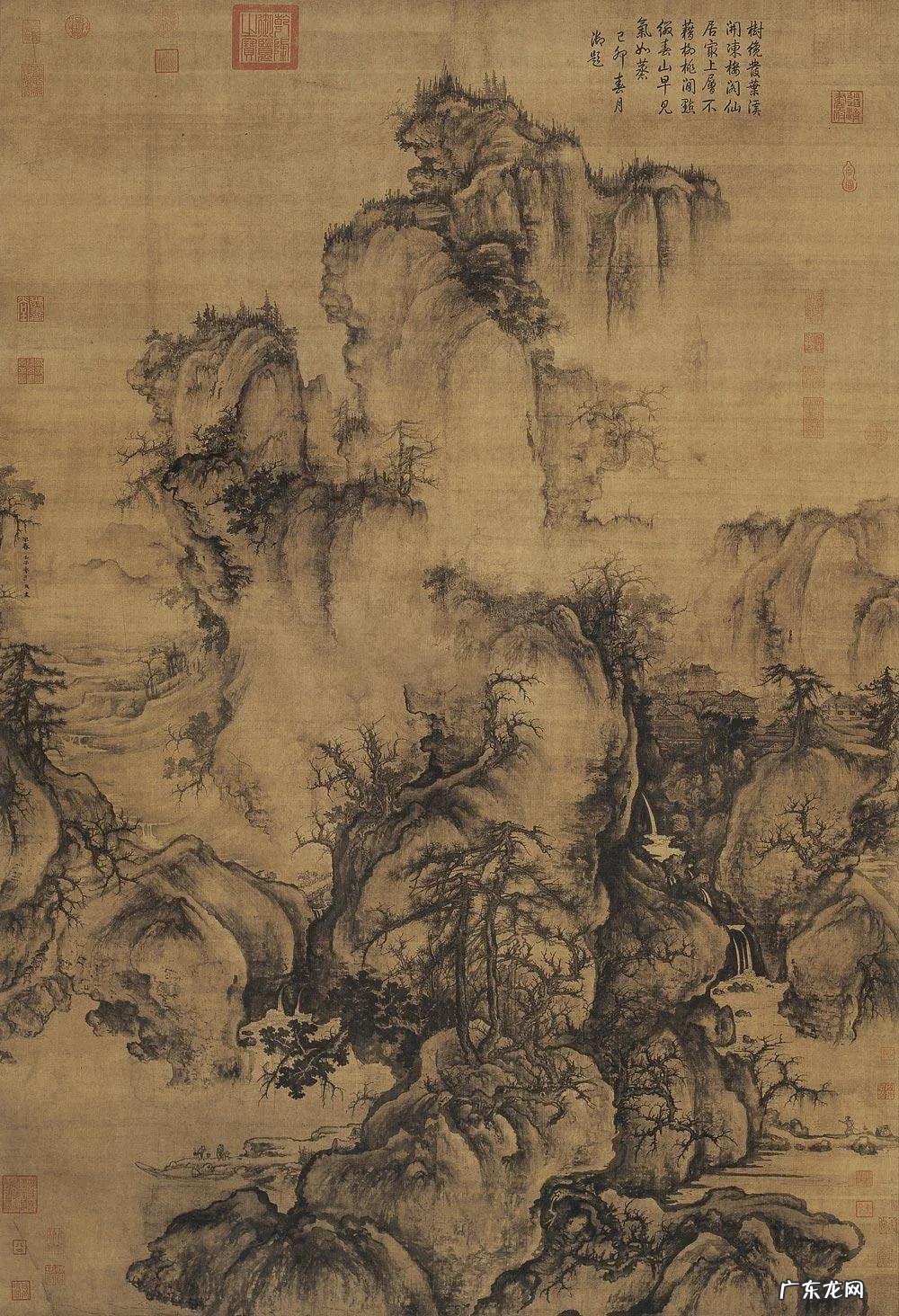 哪里可以找到高清的山水画图片 风水高清山水画大全